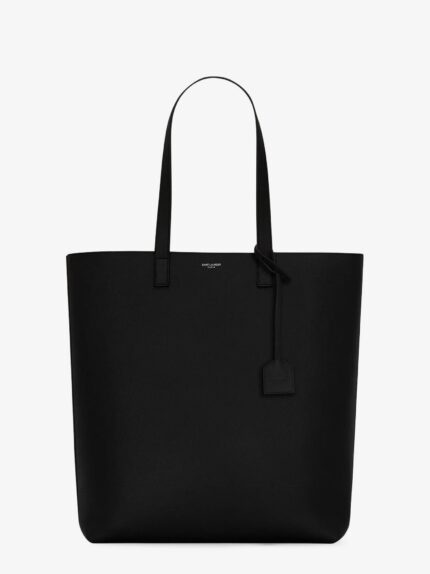 Saint Laurent North/South Leather Tote Bag
