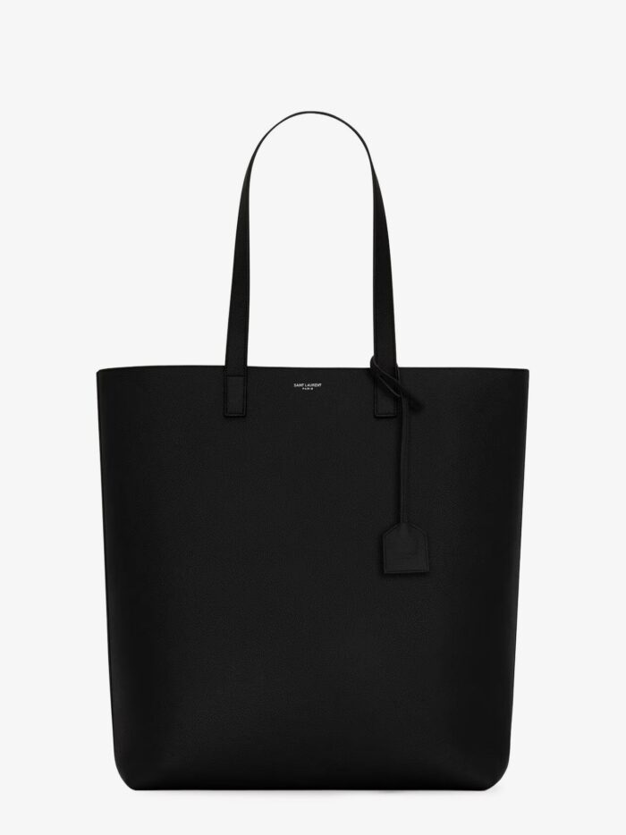 Saint Laurent North/South Leather Tote Bag