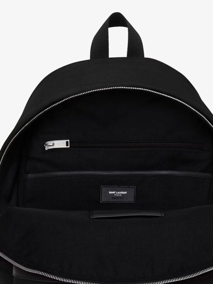 Saint Laurent Nylon And Leather City Backpack