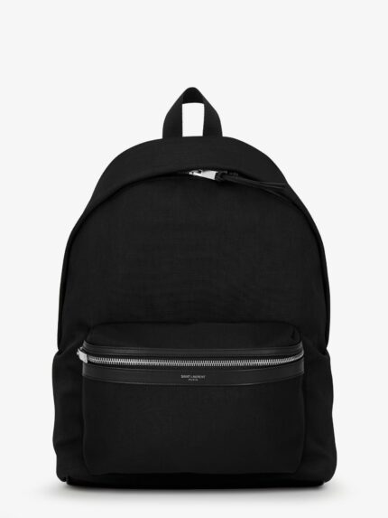 Saint Laurent Nylon And Leather City Backpack