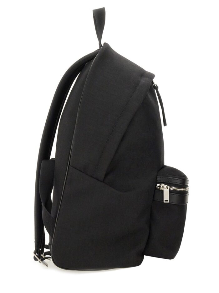 Saint Laurent NYLON CANVAS AND LEATHER "CITY" BACKPACK