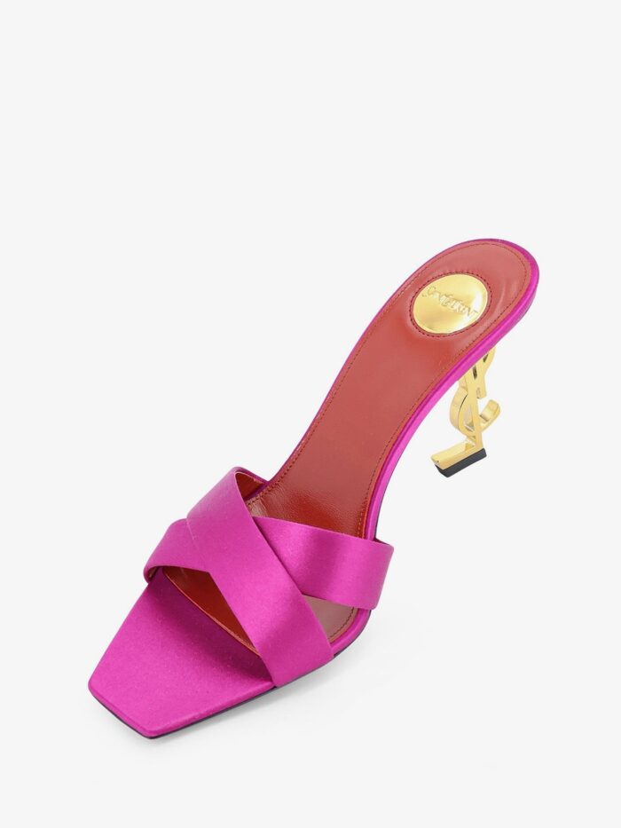 Saint Laurent Opyum Satin Sandals