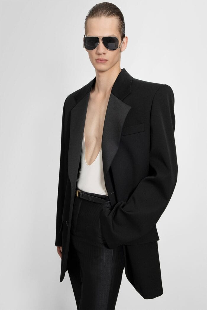 SAINT LAURENT Oversized Tuxedo Blazer