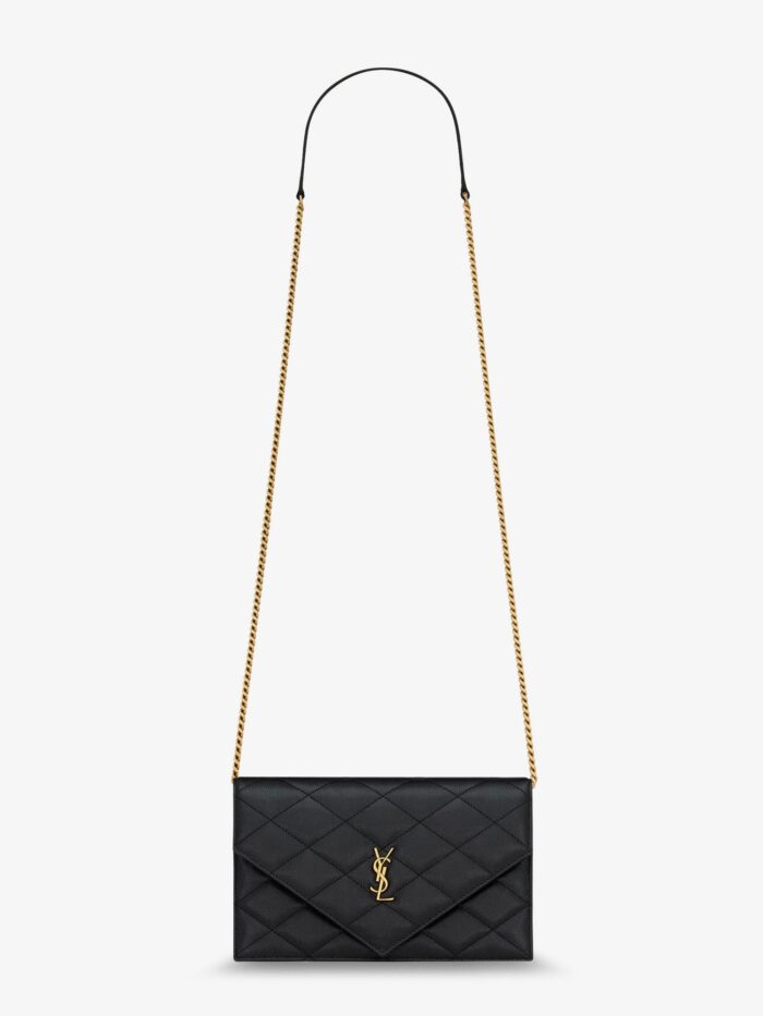 saint laurent paris leather crossbody bag with metal cassandre logo Saint Laurent Paris Leather Crossbody Bag With Metal Cassandre Logo