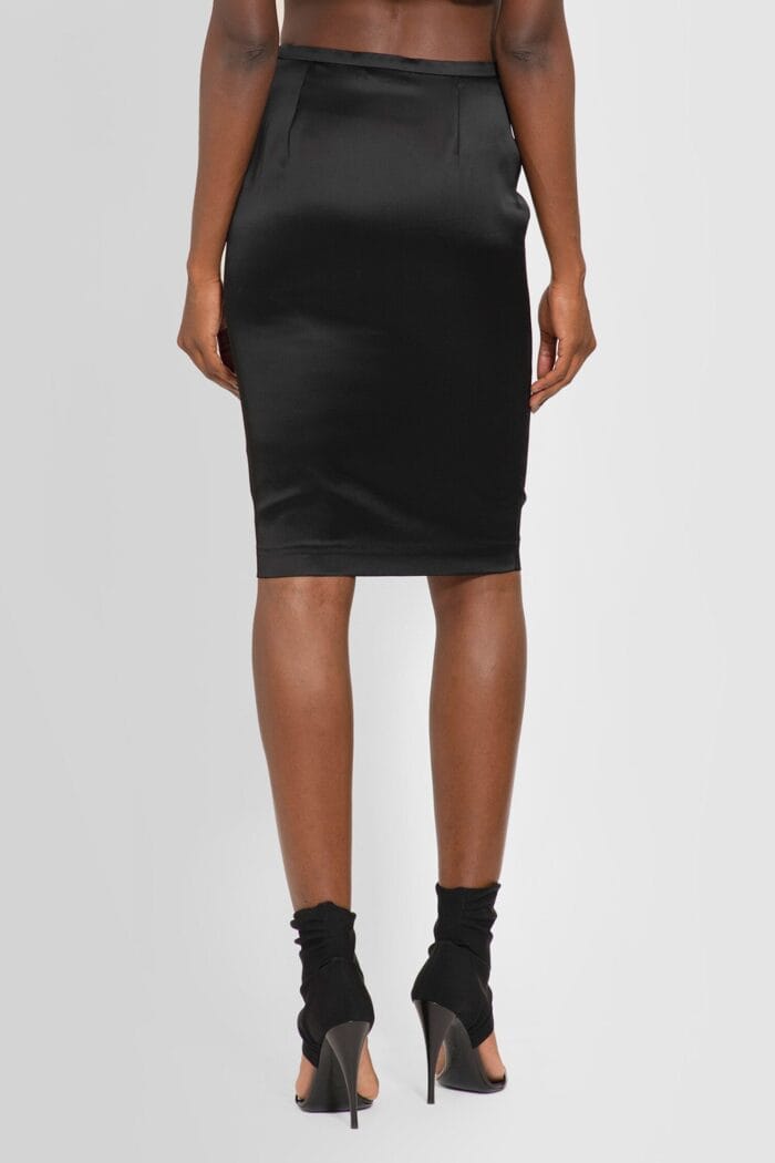 SAINT LAURENT Pencil Skirt In Satin