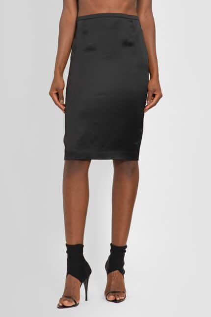 SAINT LAURENT Pencil Skirt In Satin