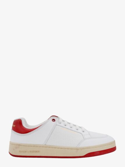 Saint Laurent Perforated Leather Sneakers