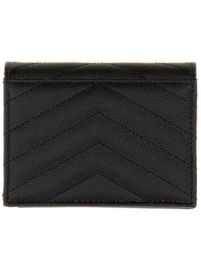 Saint Laurent PORTA CARTE CON PATTA CASSANDRE MATELASSÉ