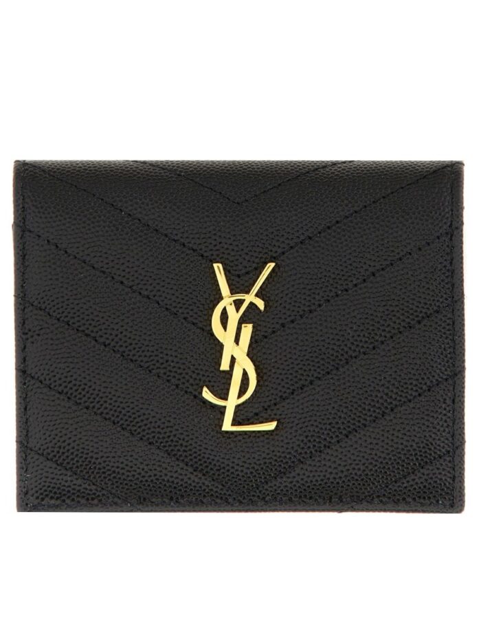 Saint Laurent PORTA CARTE CON PATTA CASSANDRE MATELASSÉ