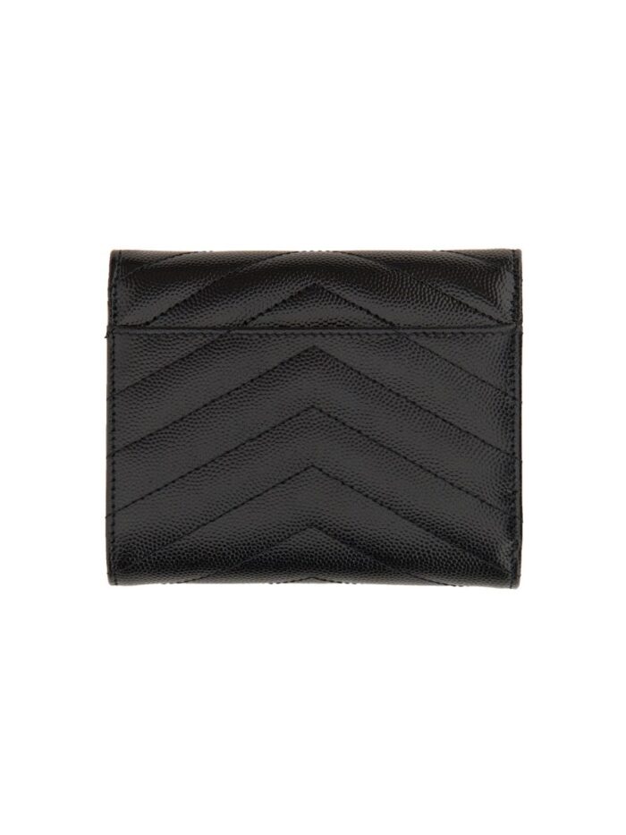 Saint Laurent PORTAFOGLIO TRI-FOLD COMPATTO "CASSANDRE"