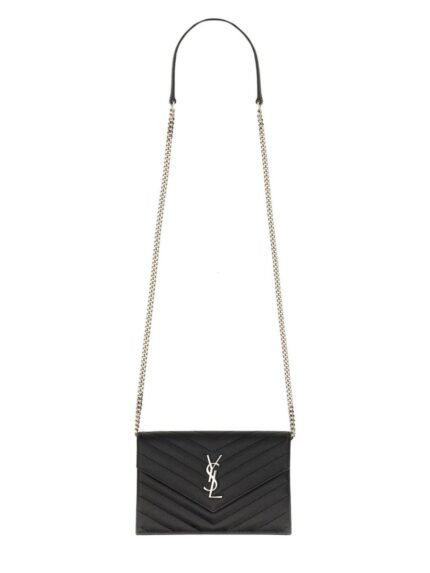 Saint Laurent PORTAFOGLO CON CATENA "ENVELOPE CASSANDRE"