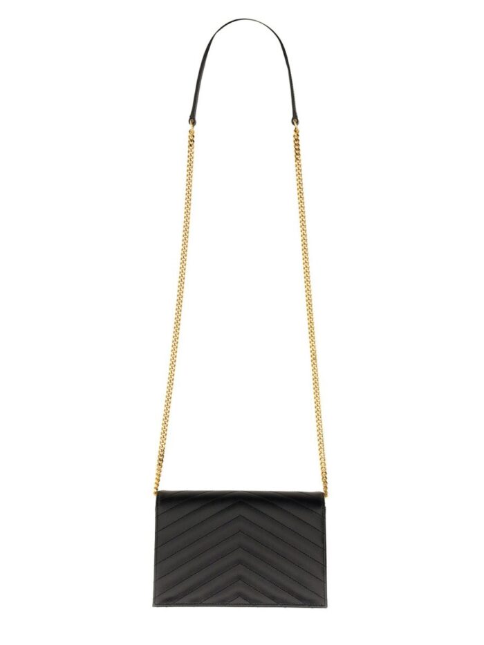 Saint Laurent PORTAFOGLO CON CATENA "ENVELOPE CASSANDRE"