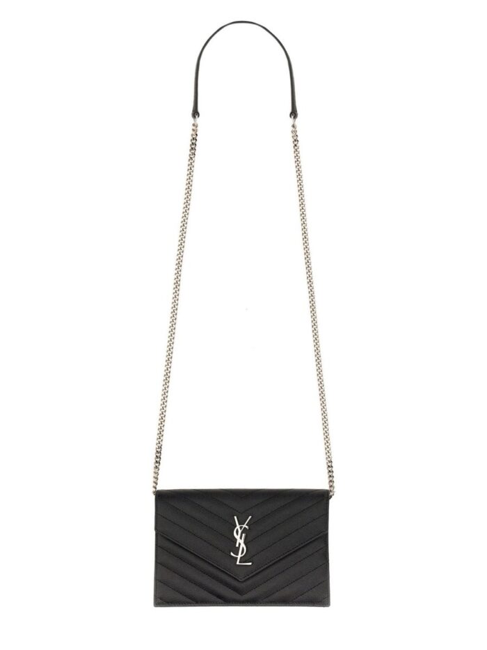 Saint Laurent PORTAFOGLO CON CATENA "ENVELOPE CASSANDRE"