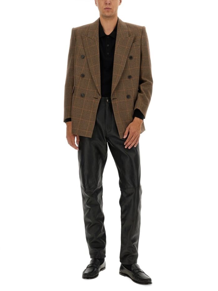 Saint Laurent PRINCE OF WALES WOOL JACKET