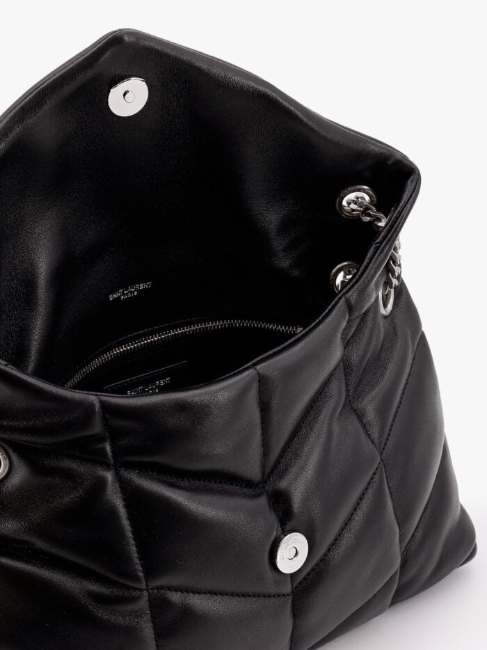 Saint Laurent Puffer Small Leather Shoulder Bag