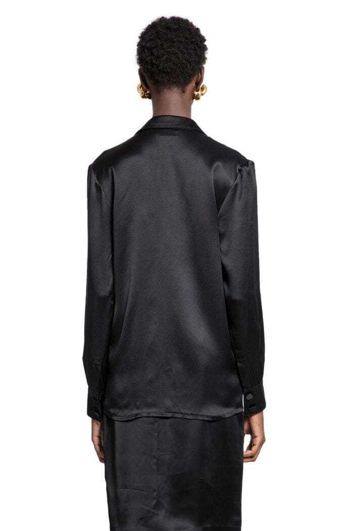 SAINT LAURENT Pyjama Shirt In Silk Satin Crepe