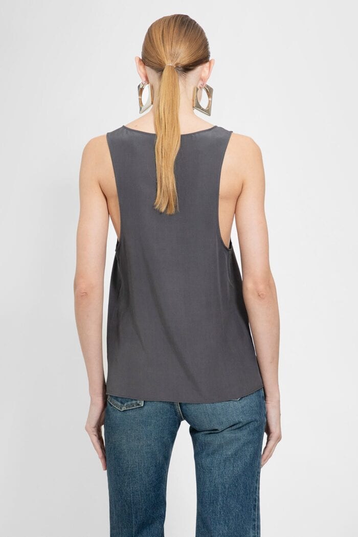 SAINT LAURENT Quarter-button Tank Top