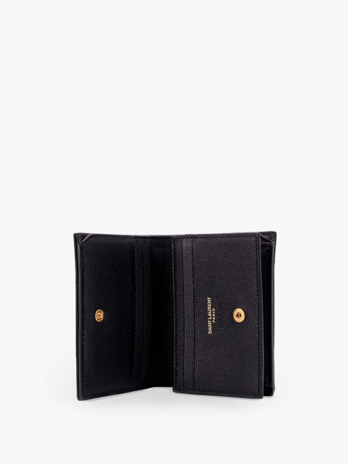 Saint Laurent Quilted Leather Card Holder