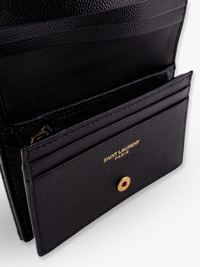 Saint Laurent Quilted Leather Card Holder