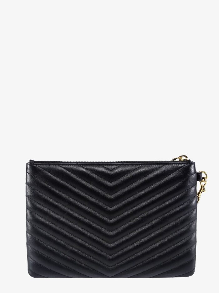 Saint Laurent Quilted Leather Clutch