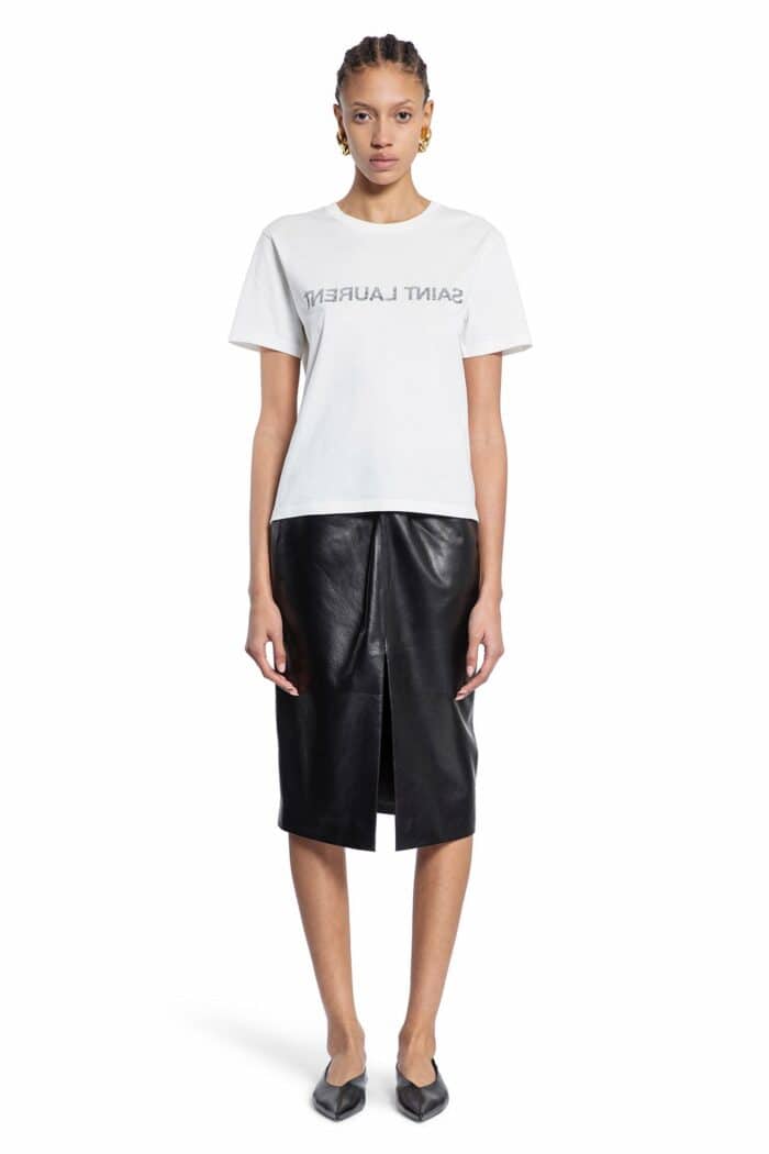 SAINT LAURENT Reverse Logo T-shirt