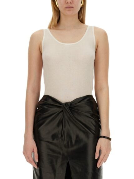 Saint Laurent ROUND NECKLINE TANK TOP