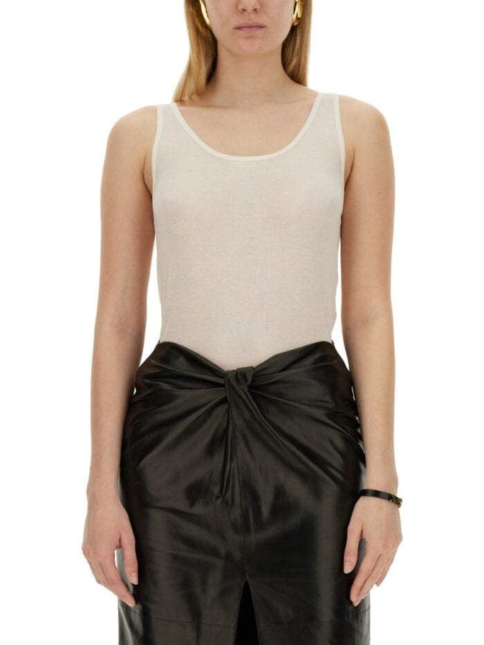 Saint Laurent ROUND NECKLINE TANK TOP