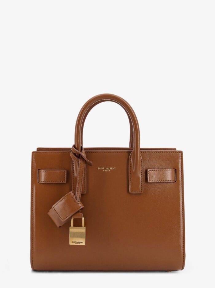 Saint Laurent Sac De Jour Nano Leather Handbag