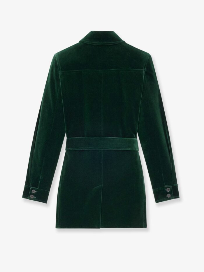 Saint Laurent Sahariana Velvet Blazer