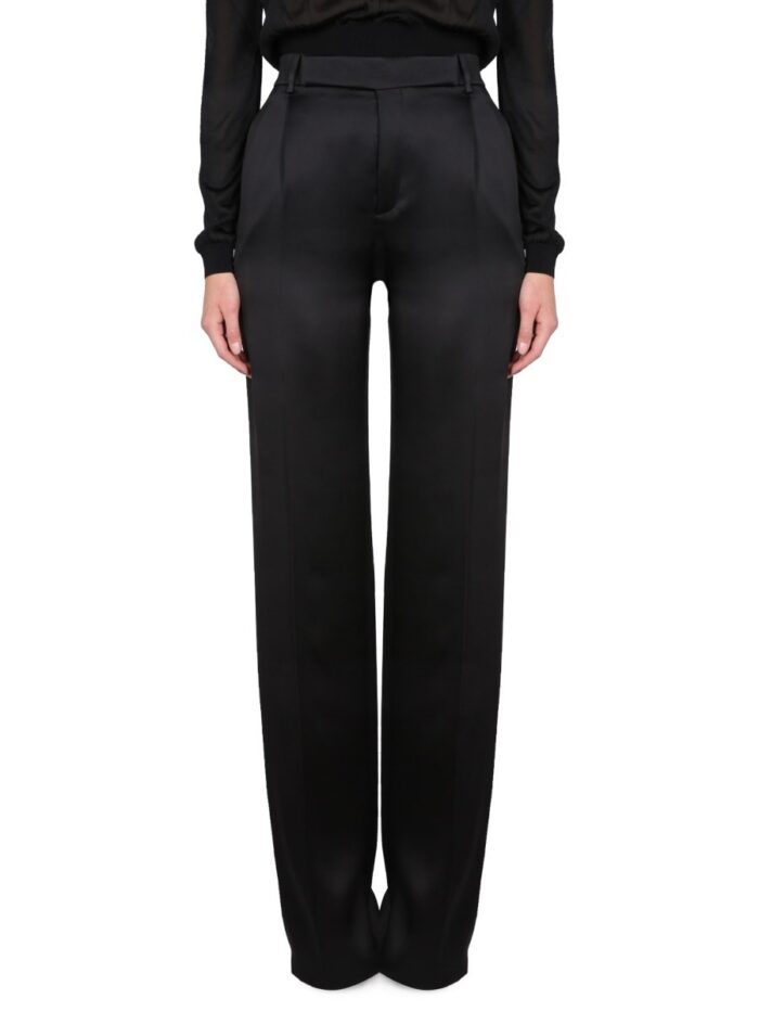 Saint Laurent SATIN FLARED PANTS