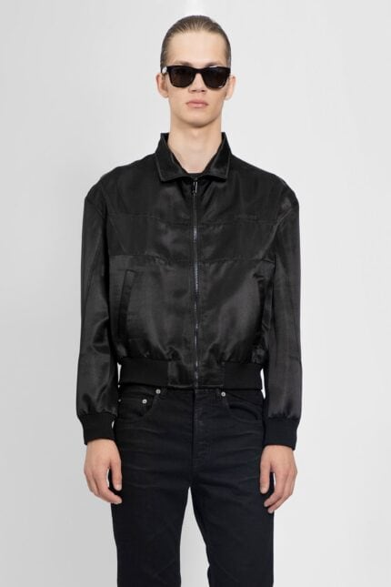 SAINT LAURENT Satin Teddy Jacket