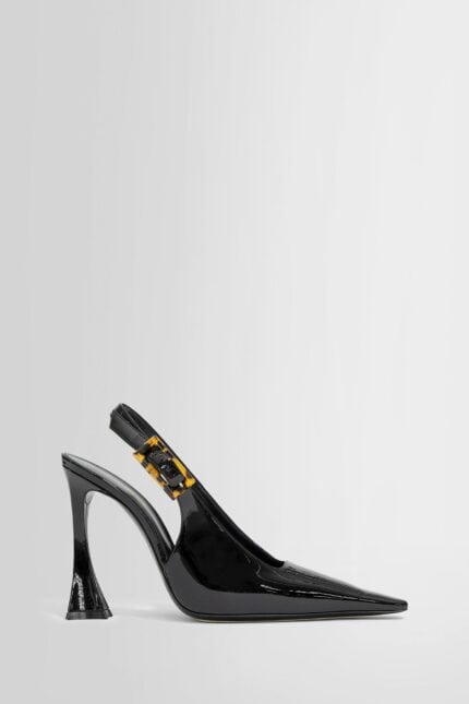 SAINT LAURENT Sevilla Slingback Pumps In Patent Leather