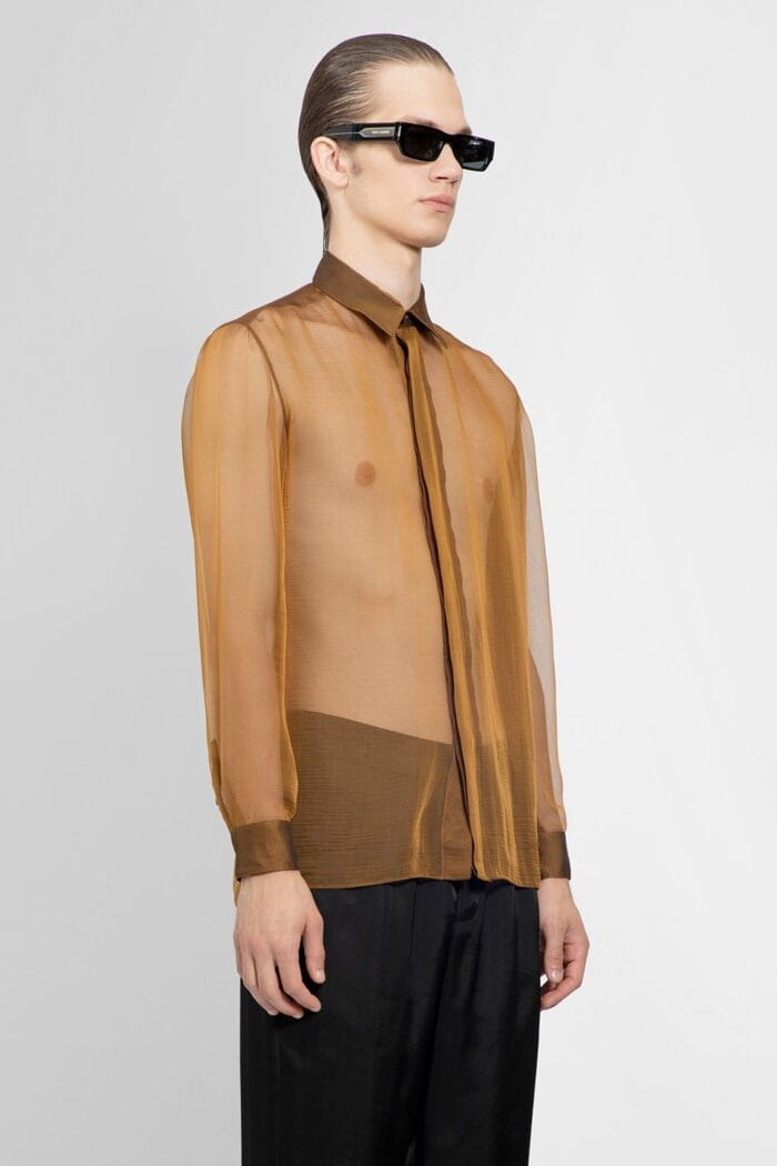 SAINT LAURENT Shirt In Silk Muslin