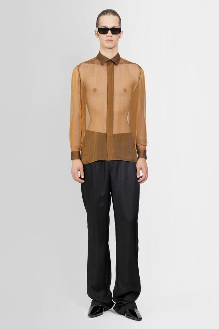 SAINT LAURENT Shirt In Silk Muslin