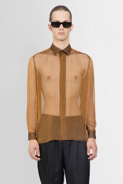 SAINT LAURENT Shirt In Silk Muslin