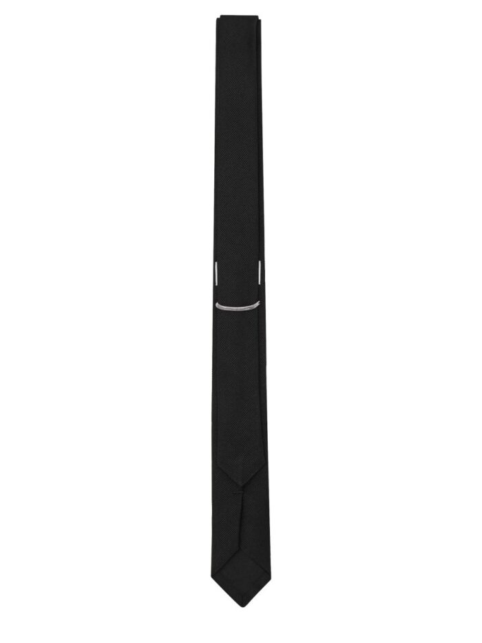 Saint Laurent "SKINNY EVENING" TIE WITH LOGO