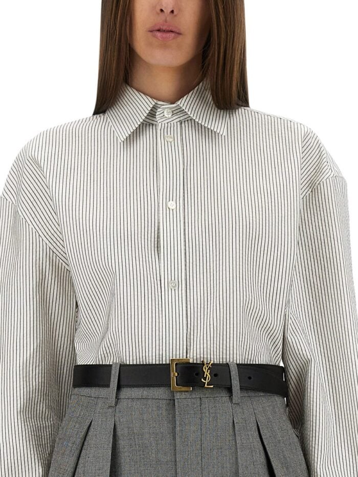 Saint Laurent STRIPED COTTON SHIRT