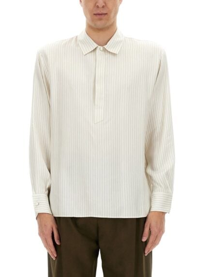 Saint Laurent STRIPED TUNIC SHIRT