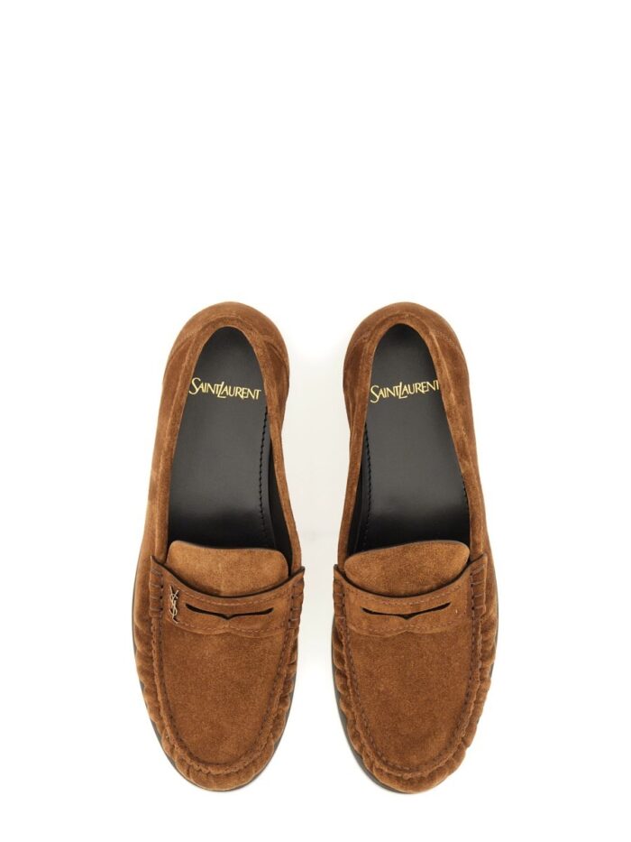 Saint Laurent SUEDE "LAURENT" LOAFER