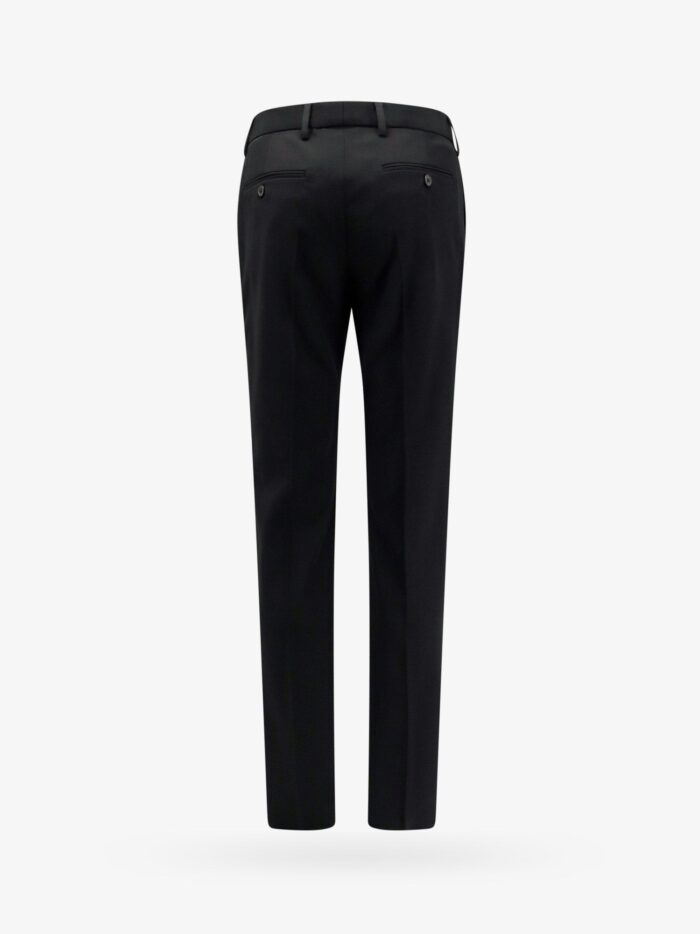 Saint Laurent Sustainable Virgin Wool Trouser With Frontal Pinces