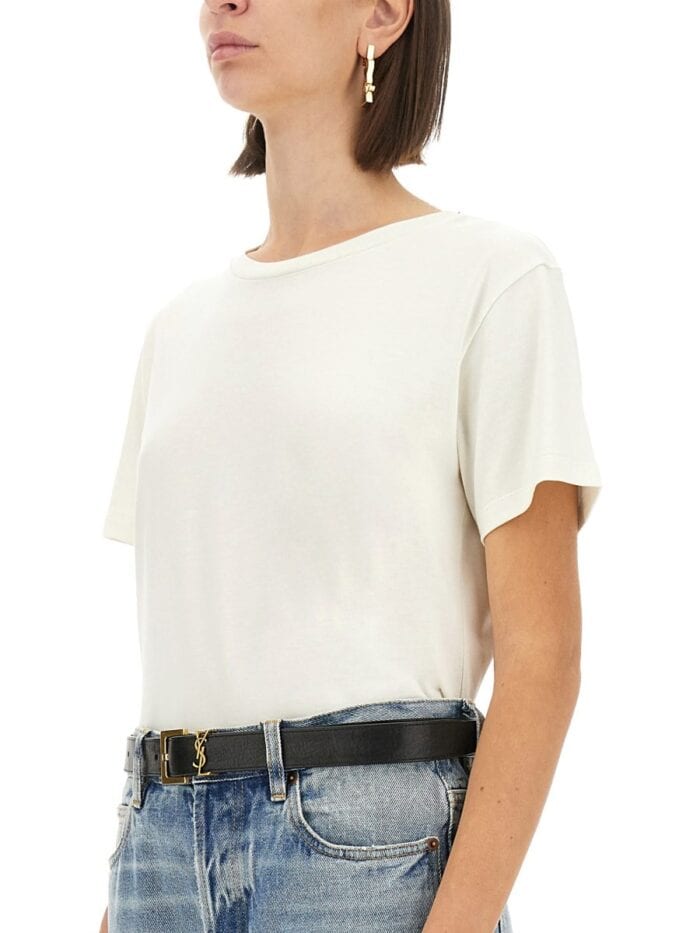 Saint Laurent T-SHIRT WITH LOGO