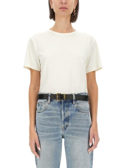 Saint Laurent T-SHIRT WITH LOGO