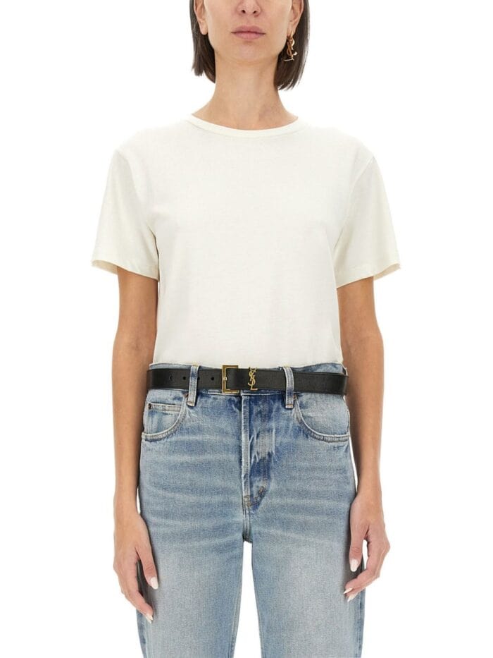 Saint Laurent T-SHIRT WITH LOGO