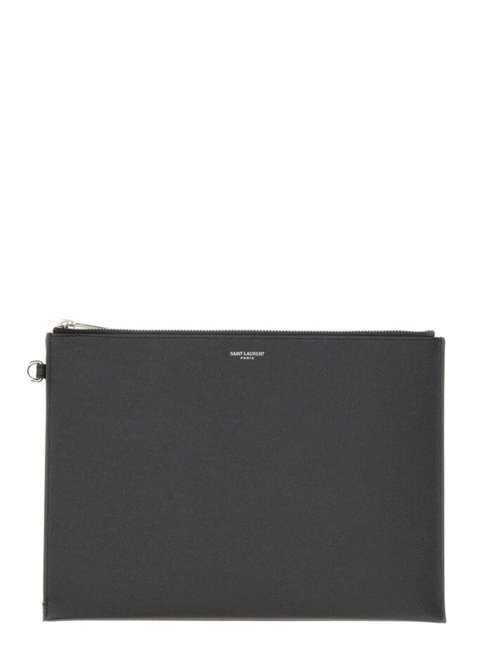 Saint Laurent TABLET HOLDER WITH ZIPPER