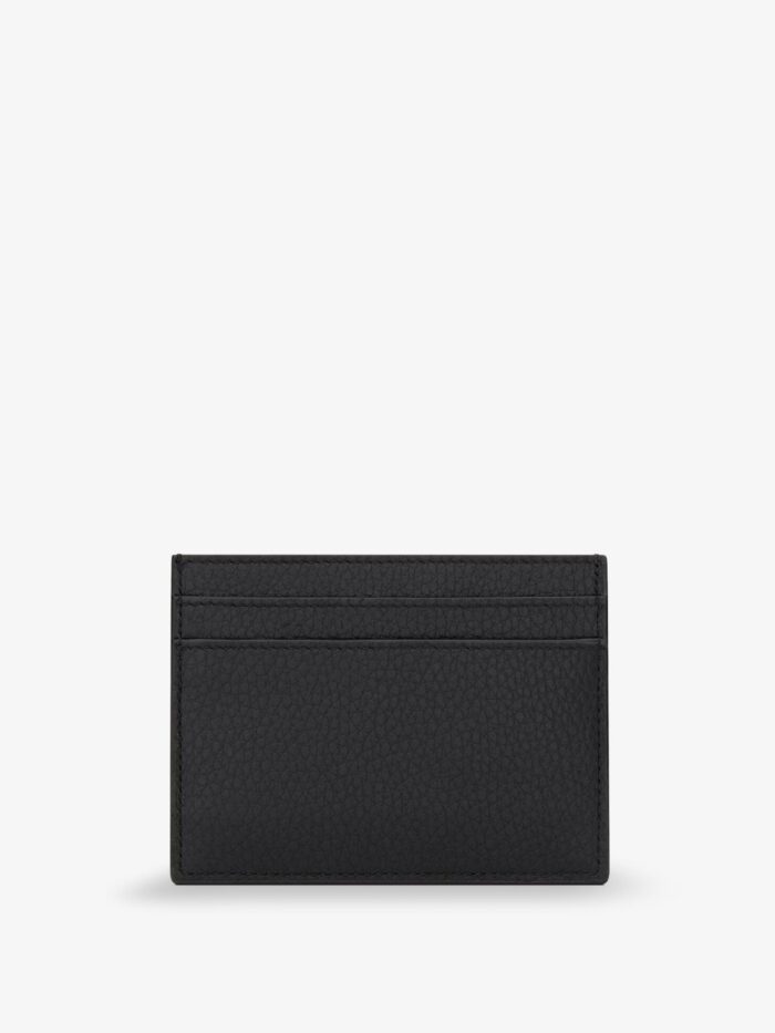 Saint Laurent Tiny Cassandre Hammered Leather Card Holder