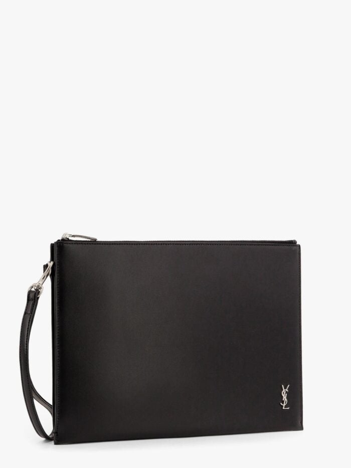 Saint Laurent Tiny Cassandre Leather Tablet Case