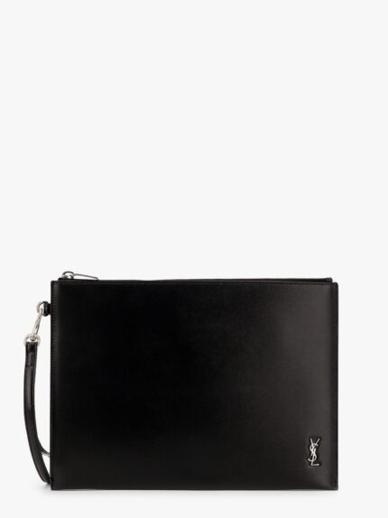 Saint Laurent Tiny Cassandre Leather Tablet Case