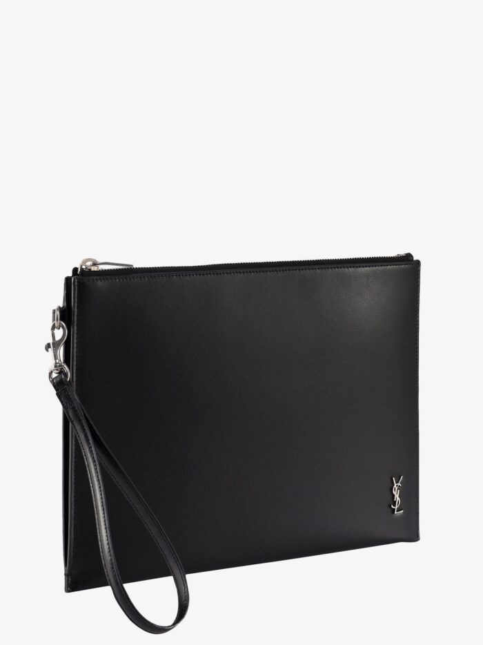 Saint Laurent Tiny Cassandre Leather Tablet Case