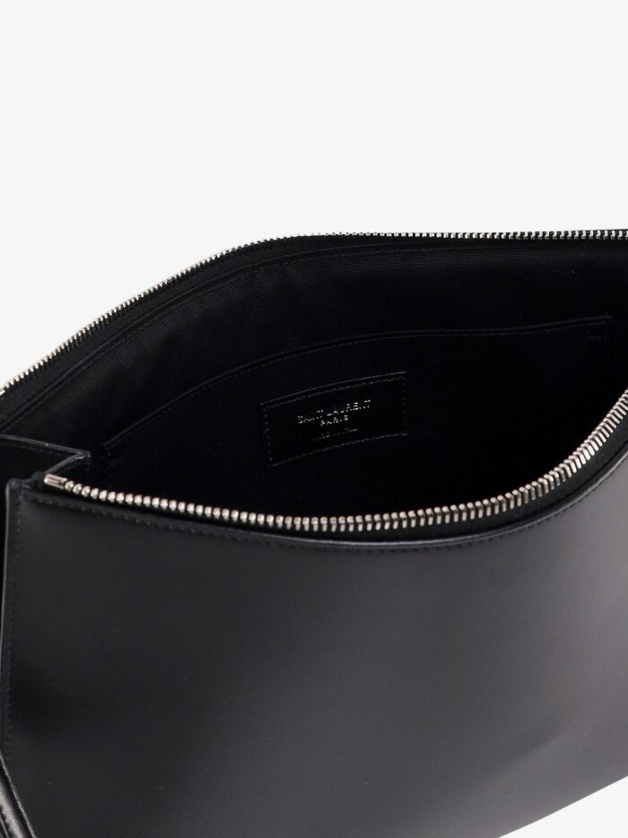 Saint Laurent Tiny Cassandre Leather Tablet Case