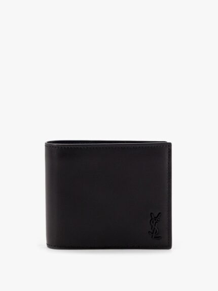 Saint Laurent Tiny Cassandre Leather Wallet